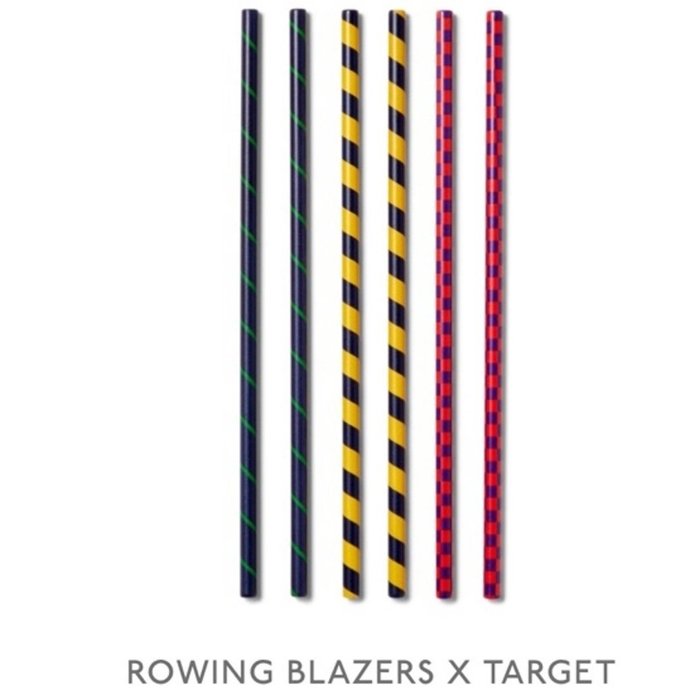 Rowing Blazers X Target reusable metal straws